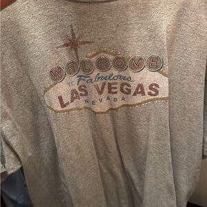 Gray Las Vegas Graphic T-Shirt